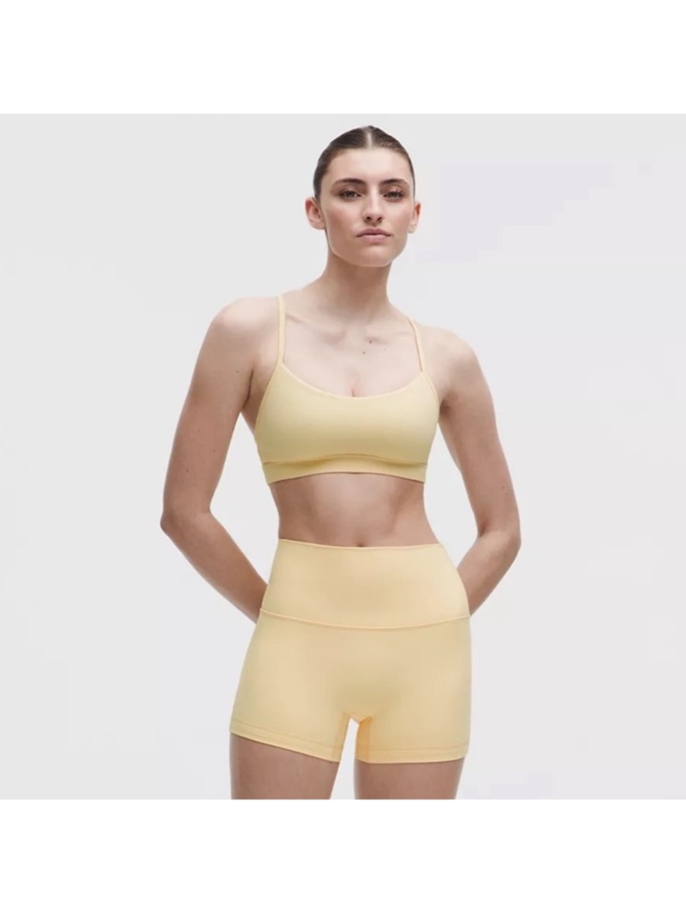 lululemon athletica Yellow High-Rise Athletic Shorts